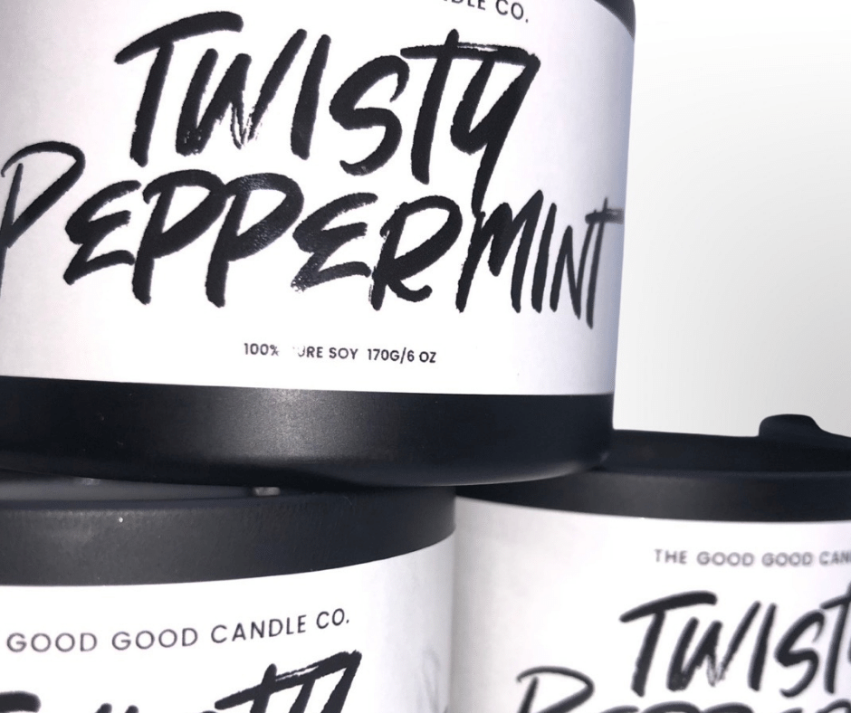 Twisty Peppermint Premium Soy Candle