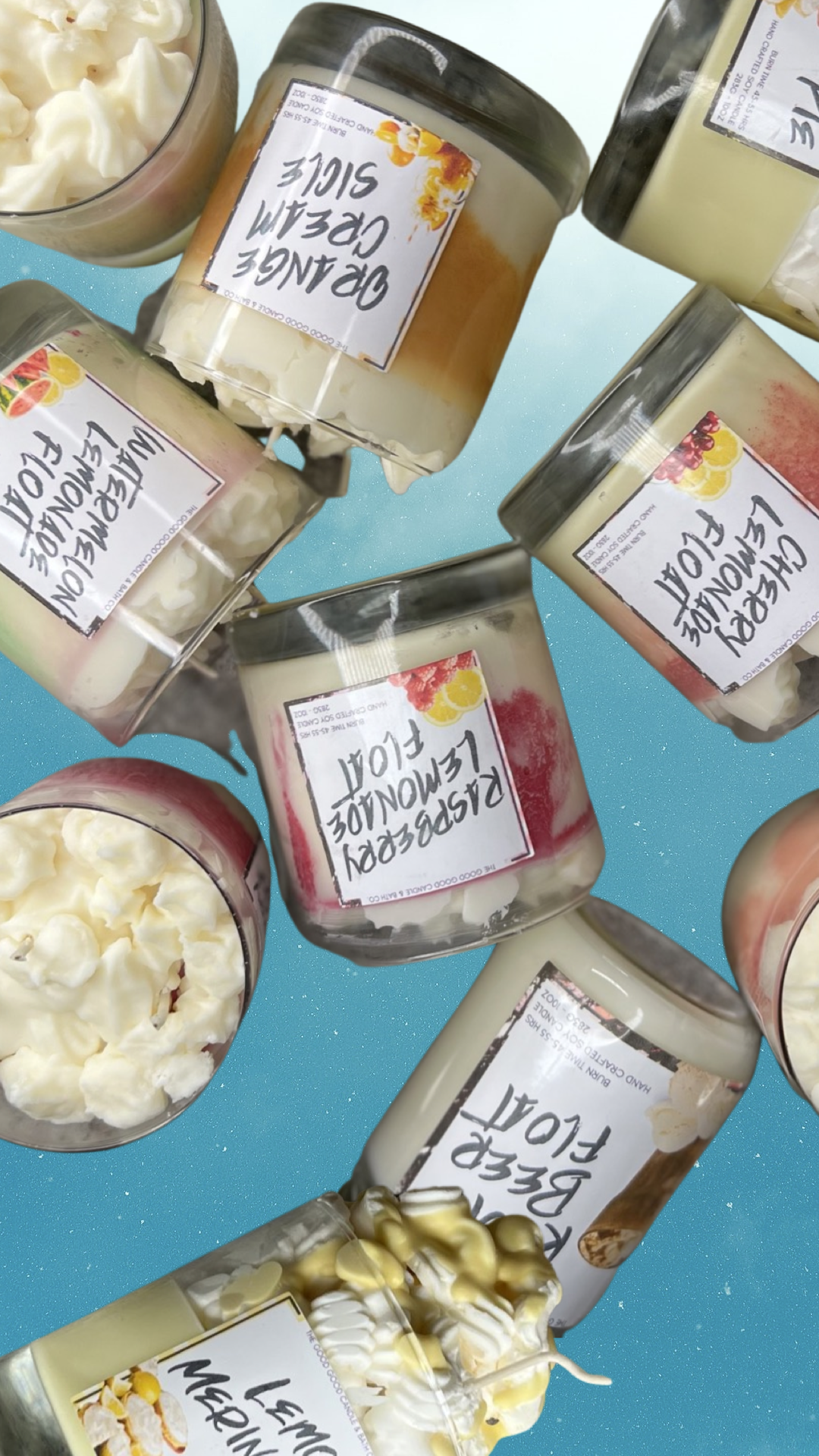 Watermelon Lemonade Float Pure Soy Candle