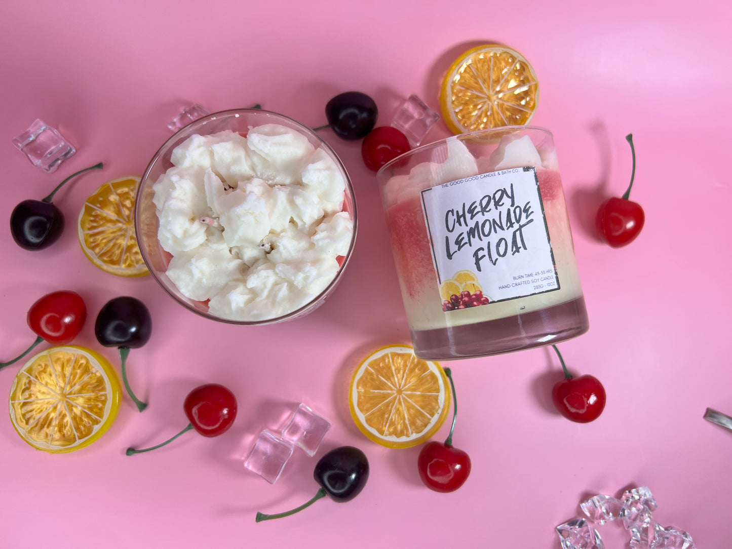 Cherry Lemonade Float Pure Soy Candle