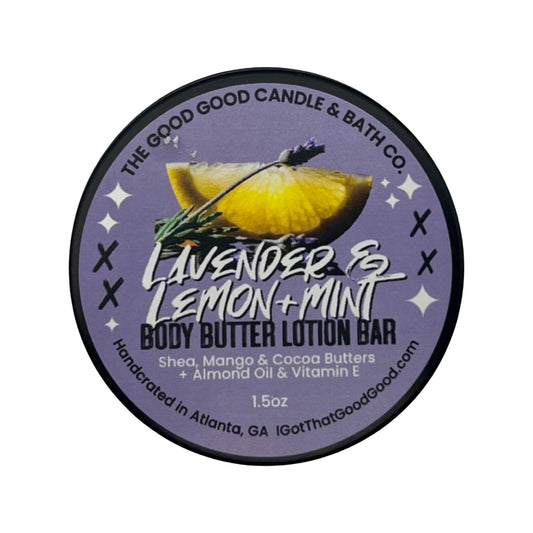 Lavender & Lemon + Mint Shea Body Butter Lotion Bar