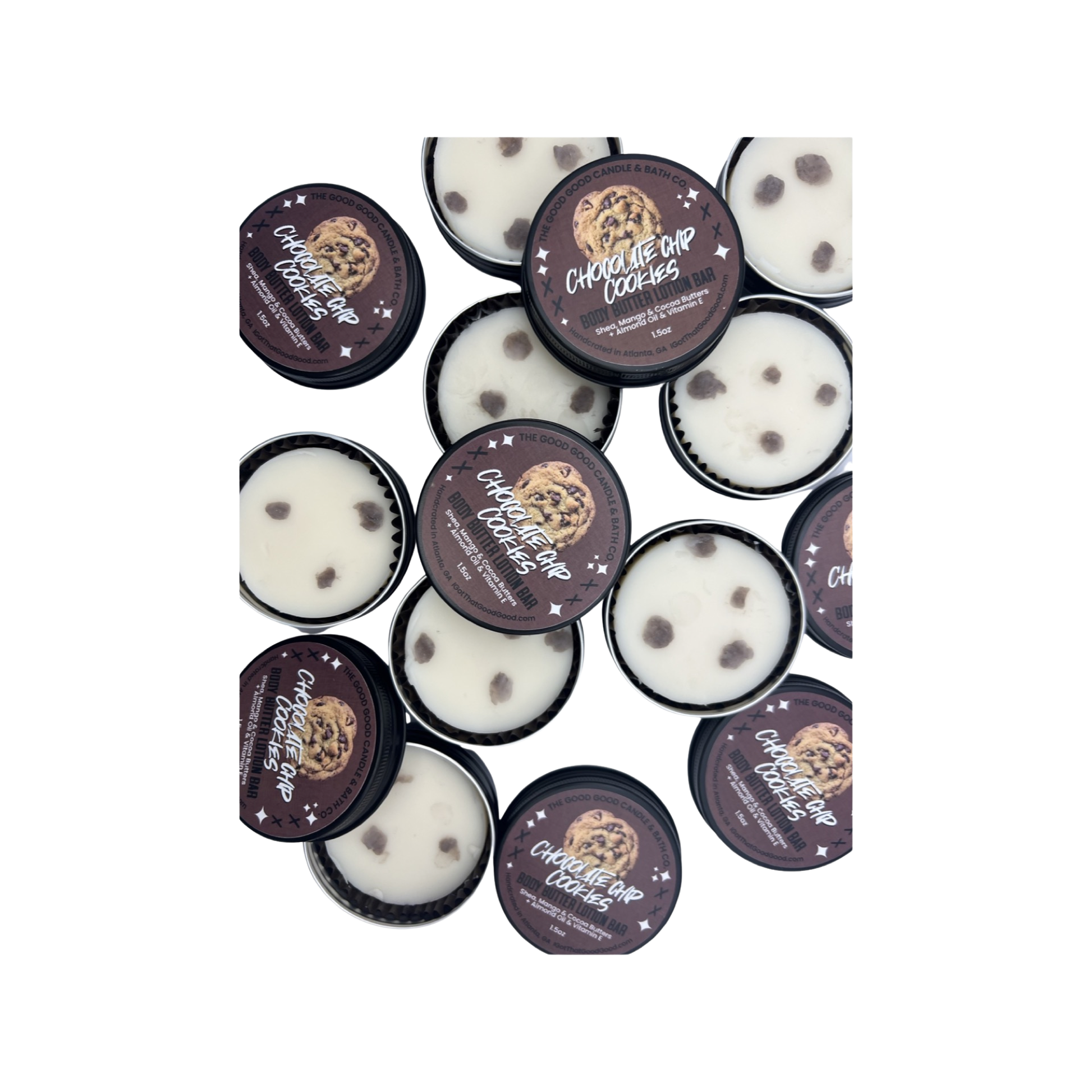 Chocolate Chip Cookie Shea Body Butter Lotion Bar