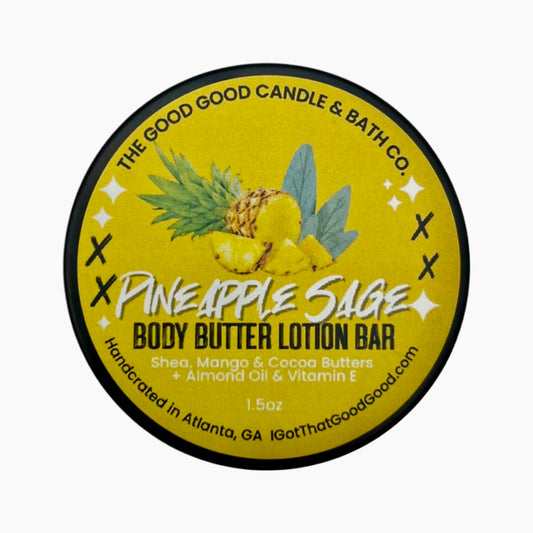 Pineapple Sage Shea Body Butter Lotion Bar
