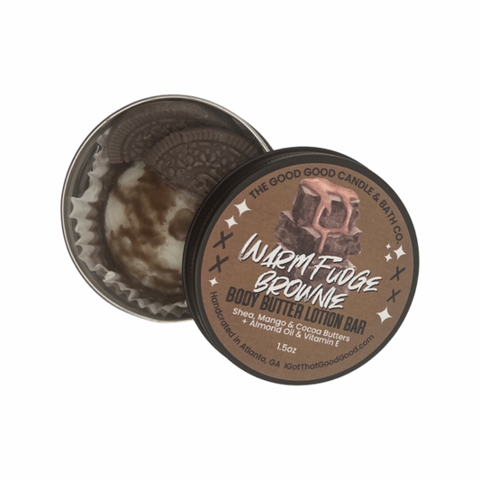 Warm Fudge Brownie Shea Body Butter Lotion Bar