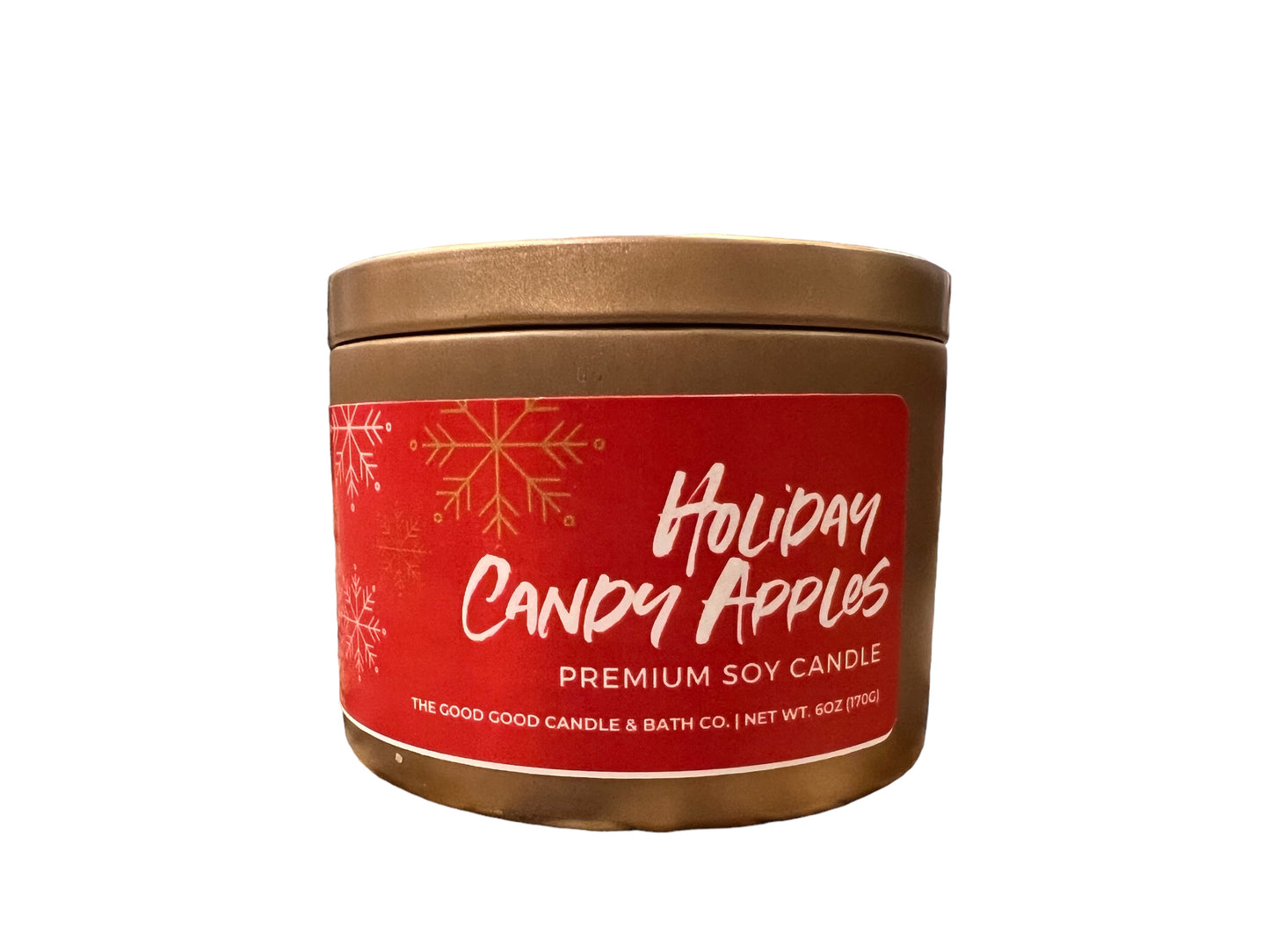 Holiday Candy Apples Premium Soy Candle