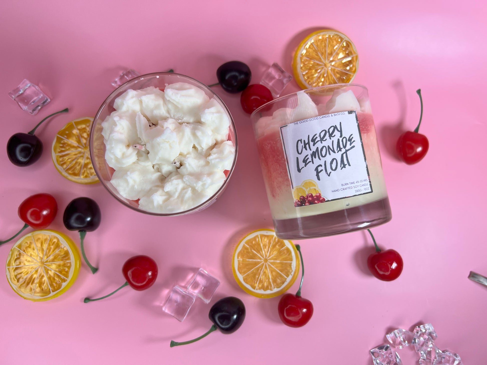 Cherry Lemonade Float Pure Soy Candle