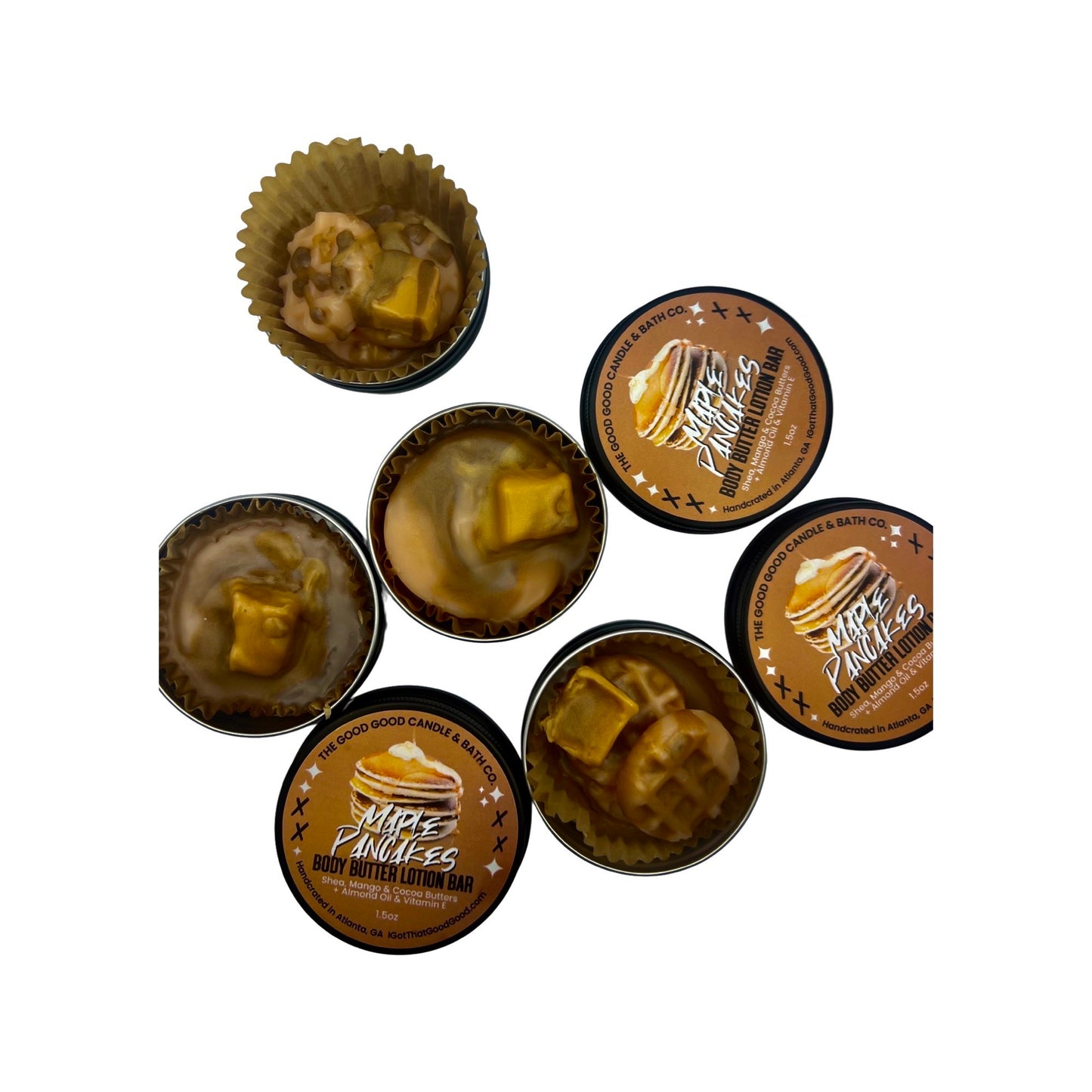 Maple Pancakes Shea Body Butter Lotion Bar