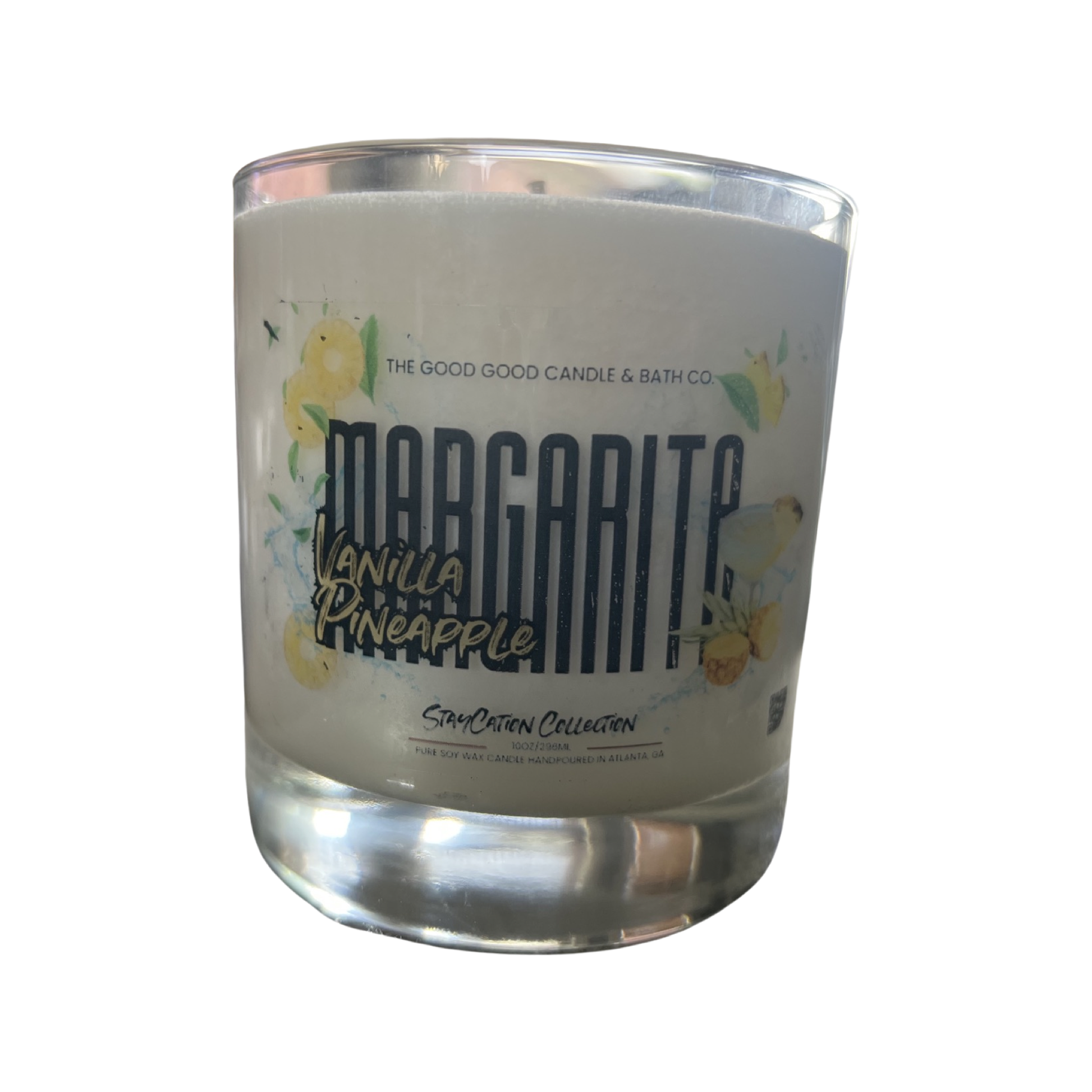 Vanilla Pineapple Margarita Premium Soy Candle