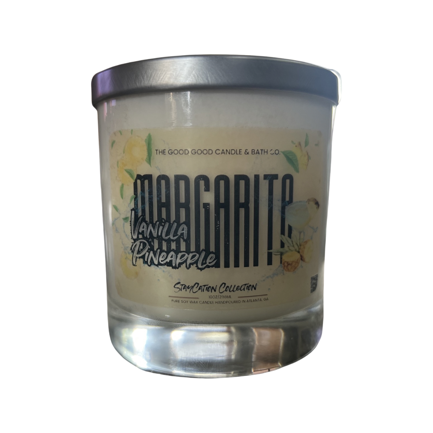 Vanilla Pineapple Margarita Premium Soy Candle